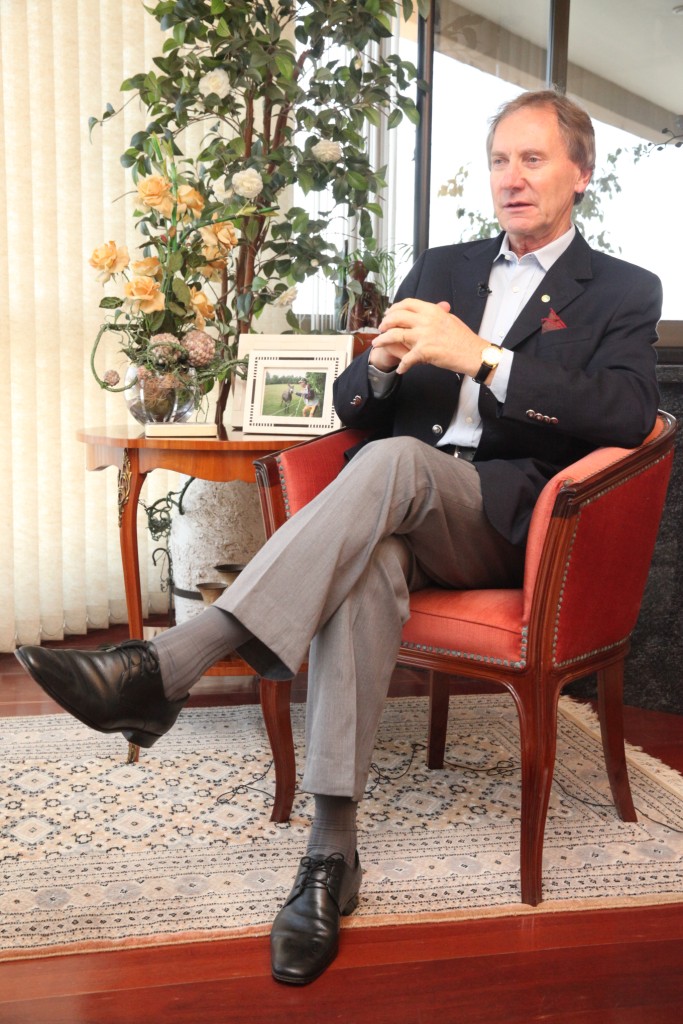 Casildo Maldaner, durante entrevista, em 2013