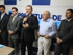 Presidente Joares Ponticelli prestigia posses na prefeitura de Florianópolis