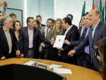 Governador Carlos Moisés atende reivindicação da Bancada do Sul em Criciúma
