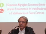 Palestra com Frei Betto encerra seminário sobre imigração realizado na Alesc