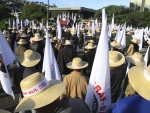 Mais de 1 mil agricultores familiares participam de mobilização em Florianópolis nesta quarta-feira