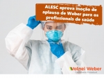 Volnei destaca profissionais de saúde em moção aprovada na Alesc