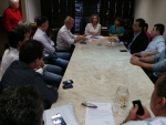 Deputada Ana Paula recebe comitiva de vereadores de Navegantes e Itajaí