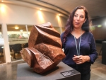 Casal expõe pinturas e esculturas geométricas na Assembleia Legislativa