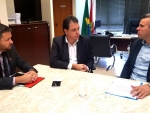 Deputado Rodrigo Minotto recebe secretário da Casa Civil