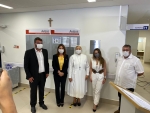 Paulinha participa de inauguração do Serviço de Radioterapia de hospital em Itajaí