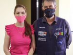 Deputada Campagnolo visita hospital em Itajaí