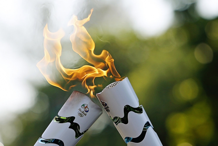 Um dos símbolos mais importantes dos Jogos Olímpicos, a chama olímpica, acesa na Grécia, berço da competição, está em Santa Catarina