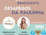 Paulinha participa de live beneficente “ Desapegos da Paulinha” nesta segunda (6)