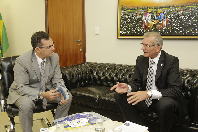 Agência ALESC Dreveck recebe visita do presidente do Conselho