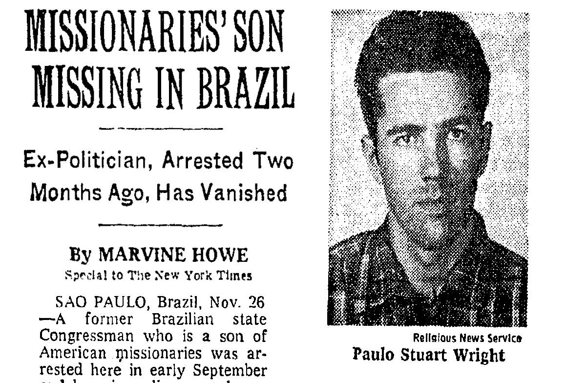 Notícia do desaparecimento repercutiu nos EUA; Paulo Stuart tinha cidadania estadounidense