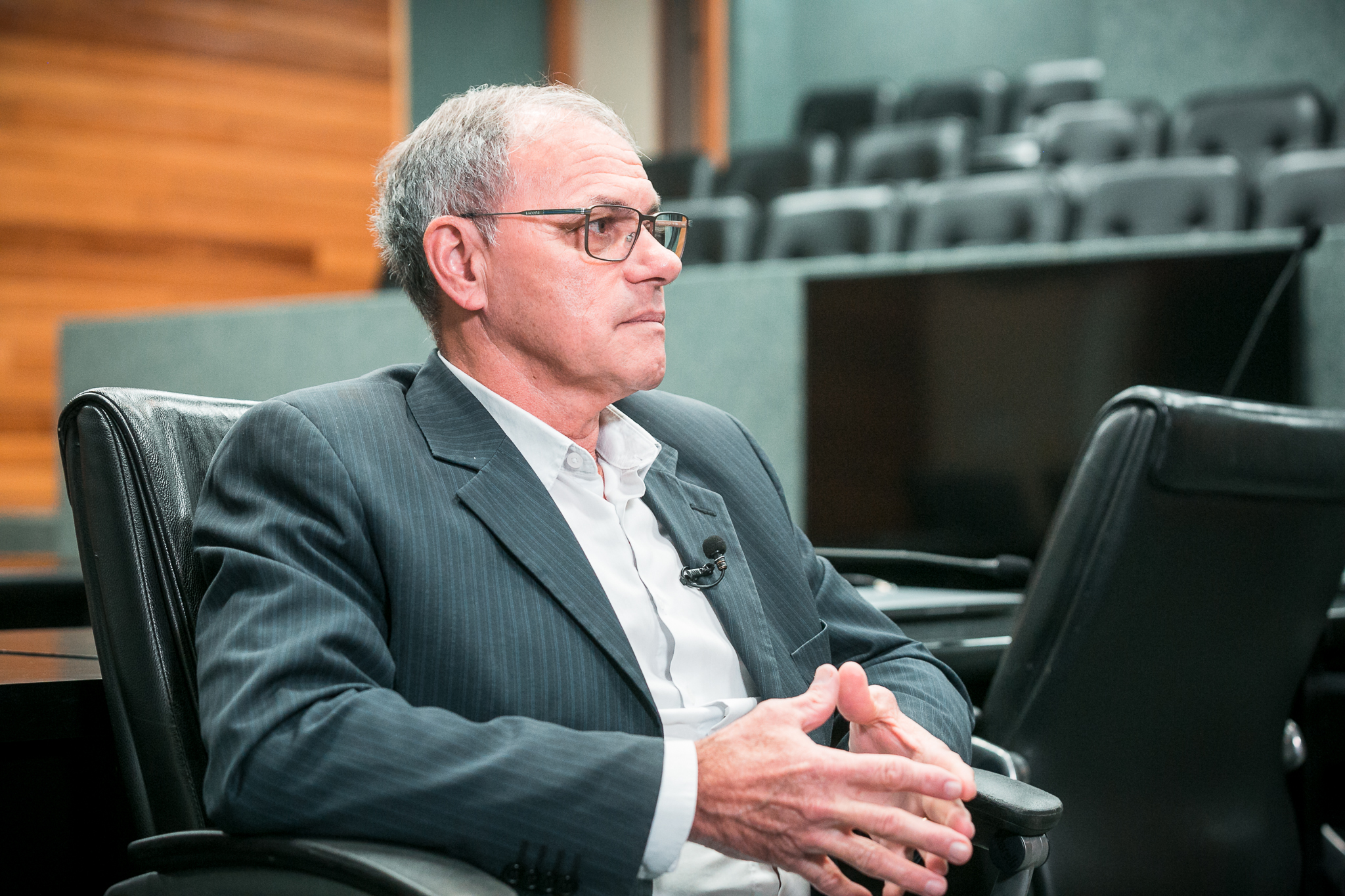 Nelson Moreira, servidor da Assembleia há 45 anos. FOTO: Bruno Collaço/Agência AL