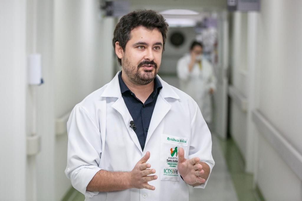 Victor Monteiro Rodrigues, coordenador médico da comissão de transplantes do Hospital Santo Antônio 