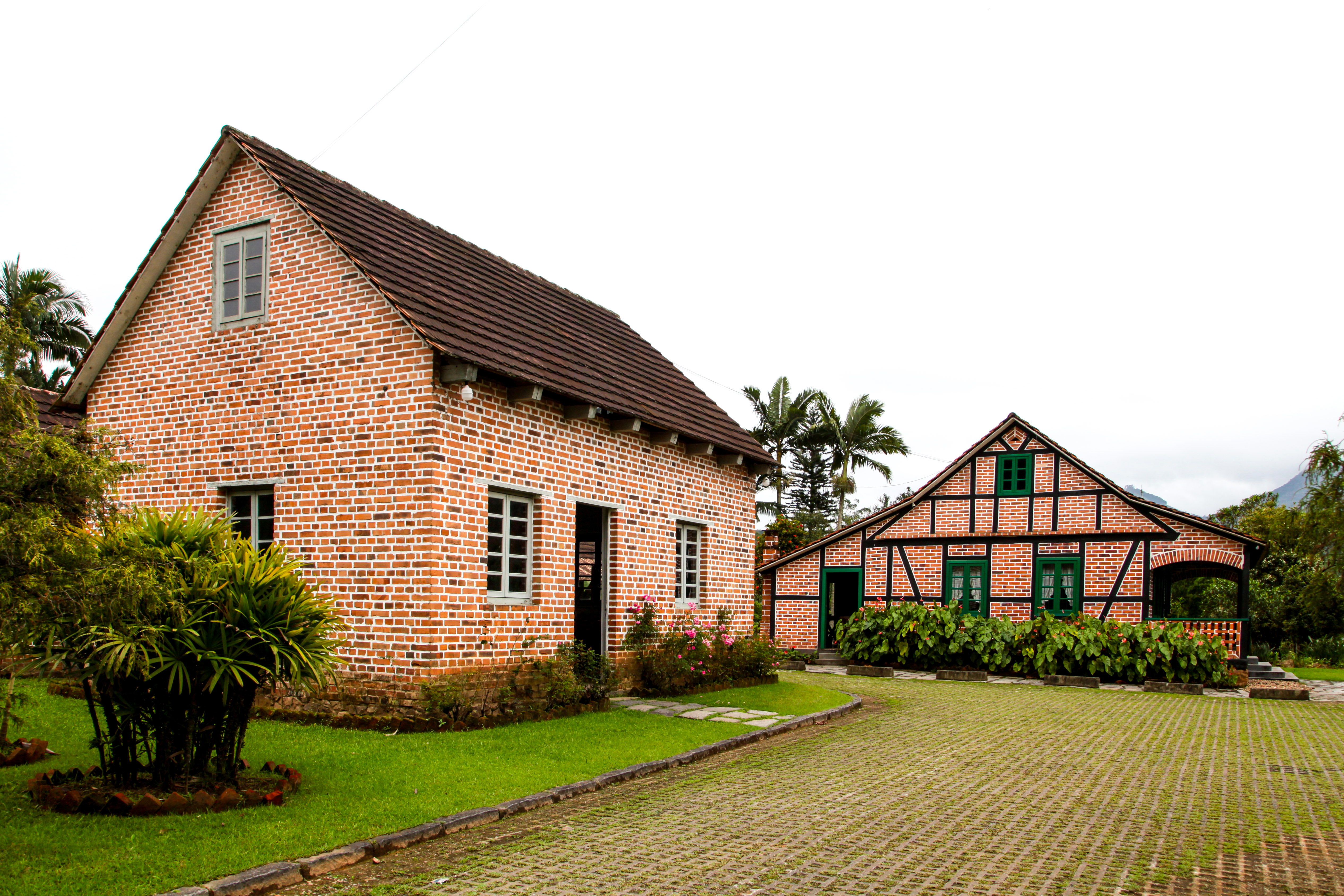 Casas da Rota do Enxaimel, um dos maiores acervos neste estilo fora da Alemanha. FOTO: Solon Soares/Agência AL