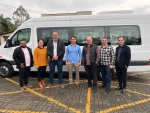 Marcos da Rosa visita municípios do Vale do Itajaí e entrega veículo em Taió