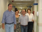 Deputado Kennedy acompanha secretário de Saúde em visita a hospitais de Joinville