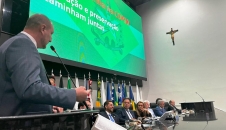 Deputado Mauro De Nadal (MDB) representou o Parlamento catarinense no encontro das assembleias legislativas, em Belém (PA). FOTO: Divulgação