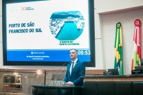 Suspensão de Sessão - Cleverson Elias Vieira, Presidente do Porto de São Francisco