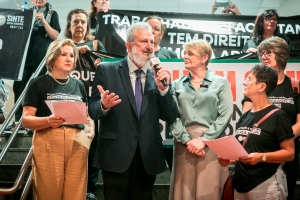 Deputado Padre Pedro recebeu as reivindicações e manifestou apoio ao professorado catarinense