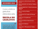 Inscrições para os cursos EaD da Escola do Legislativo estão abertas