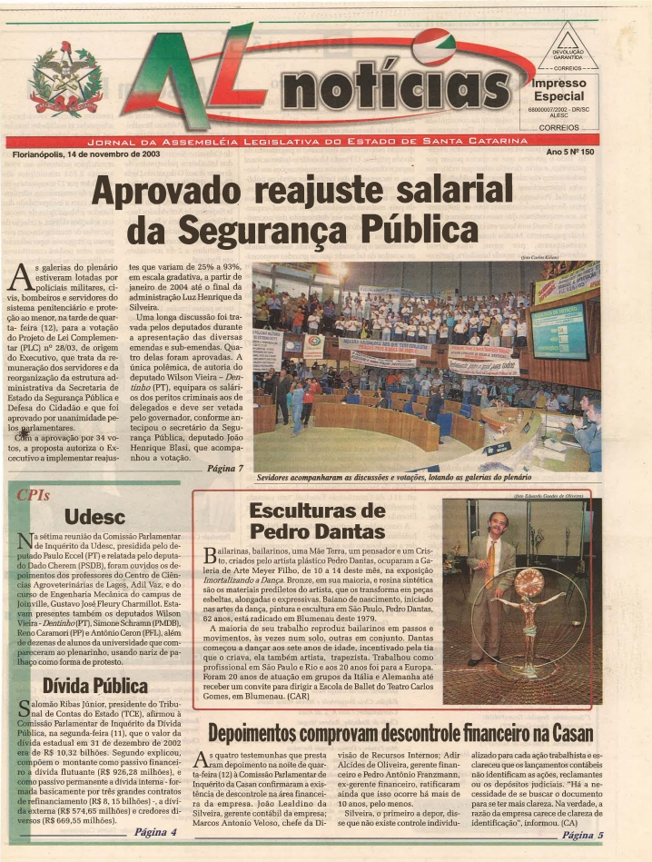 Edição 150 / 14 novembro 2003