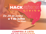 Selecionados os universitários do 1º Hackathon Cívico