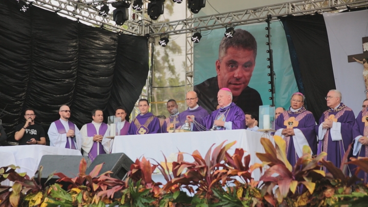 Missa na Comunidade Bethânia, em São João Batista, realizada em março deste ano, deu início ao processo de beatificação de padre Léo