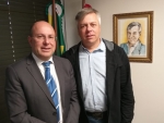Fabiano recebe Marcelo Petrelli: “Fortalecimento da imprensa catarinense”