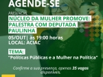 Em Corupá, Paulinha fala de políticas públicas e mulher na política
