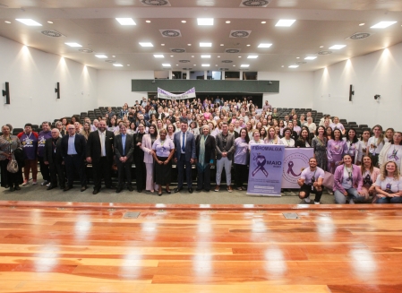 O evento aconteceu na Assembleia Legislativa de Santa Catarina.