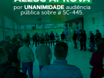 Audiência pública prestará esclarecimentos sobre SC-445 em Içara