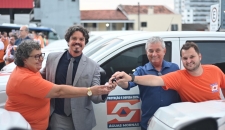 Marquito comemora entrega de 22 veículos para a Defesa Civil com emenda da Bancada Regional