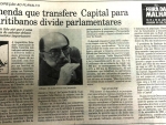 Constituinte, 35 anos: a proposta de mudança da capital para Curitibanos