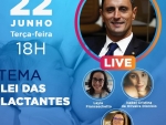 João Amin promove live sobre Lei das Lactantes nesta terça-feira