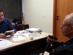 Deputado Rodrigo Minotto recebe ex-prefeito de Criciúma