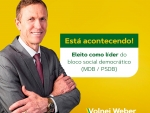 Weber é eleito líder do Bloco Parlamentar MDB-PSDB
