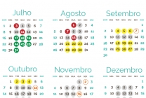 Calendário especial 2018