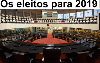 Plenário Deputado Osni Régis, onde os 40 eleitos em 7 de outubro tomaram posse em 1º de fevereiro. FOTO: Solon Soares/Agência AL
