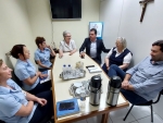 Minotto visita o Hospital São José, de Criciúma