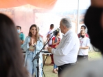 Paulinha participa de solenidade com prefeito de Tijucas