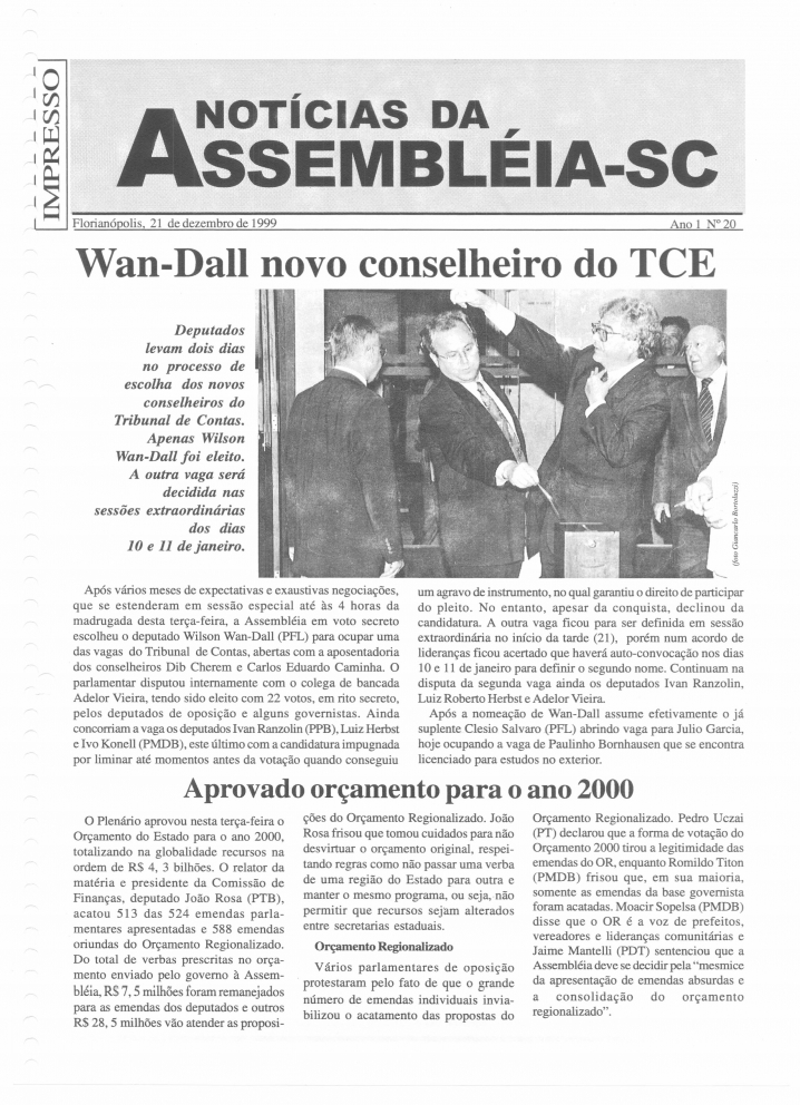 Edição 020 / 21 Dezembro 1999