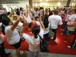 Servidores da Saúde em greve fazem ato de protesto unificado