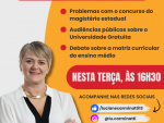 Comissão analisa denúncias sobre concurso do magistério e mudança na avaliação da rede estadual