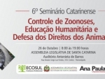 6º Seminário de Defesa dos Direitos dos Animais ocorre neste sábado