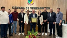 Marcos Vieira recebe titulo de Cidadão Honorário de Belmonte