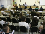Estudantes visitam a Câmara de Vereadores de Florianópolis