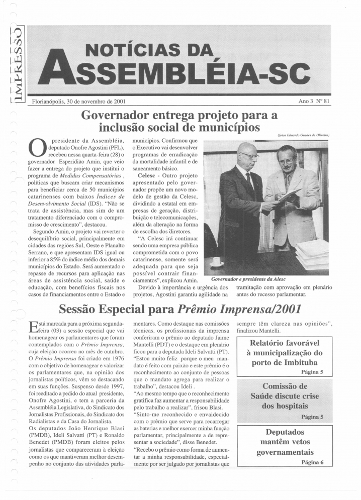 Edição 081 / 30 Novembro 2001