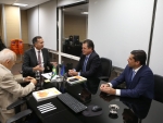 Minotto discute investimentos para SC com ministro Waldez Góes