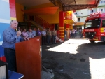 Campos Novos e Videira recebem caminhão de combate a incêndio e resgate