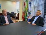Vice-presidente da Alesc visita prefeito de Joinville Udo Döhler